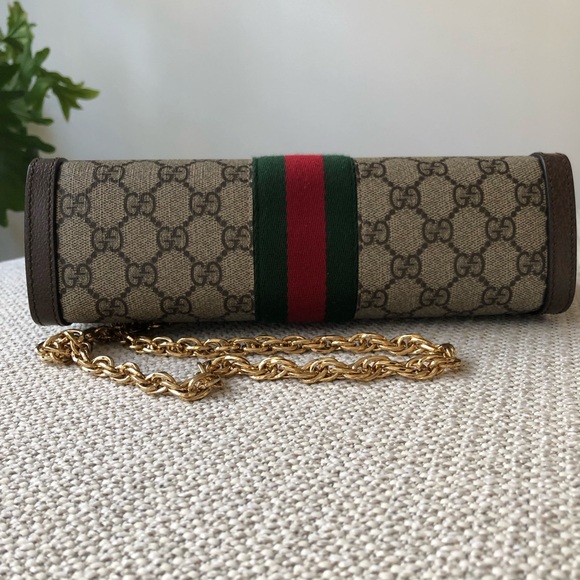**SOLD** Gucci Small Ophidia Chain Shoulder Bag - Picture 4 of 13